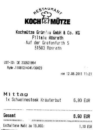 evca H�ffner Kochm�tze Restaurant